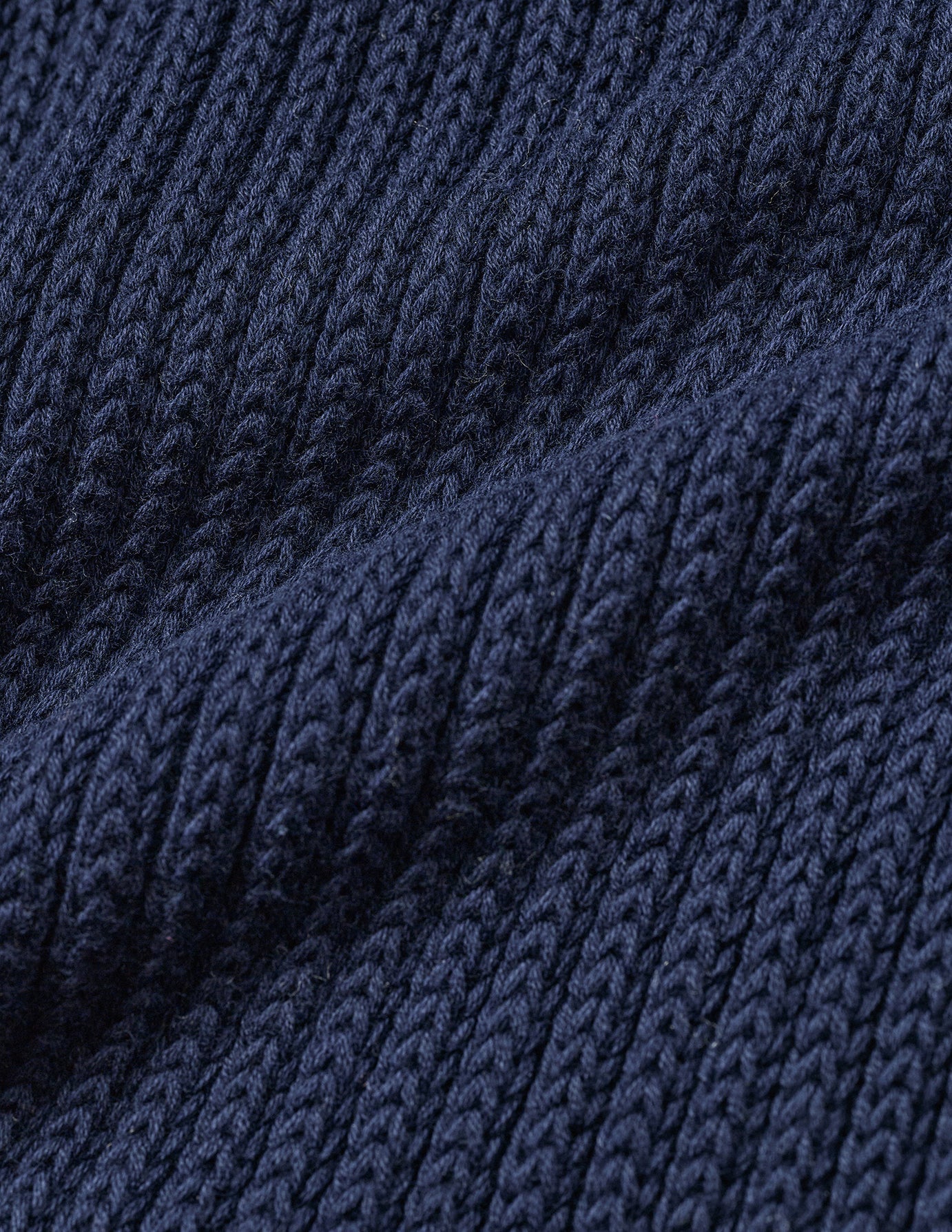 Women's Structured Knit Top Navy